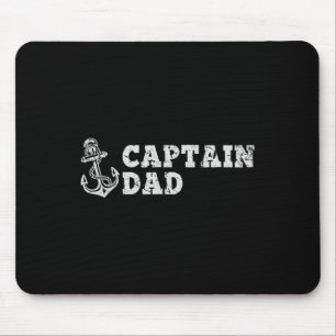 Tapis De Souris Capitaine Papa Voile Bateau Vintage Bateau Ancre F