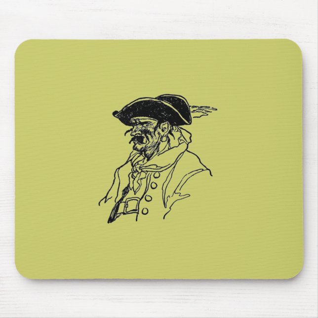 Tapis De Souris Capitaine pirate (Devant)