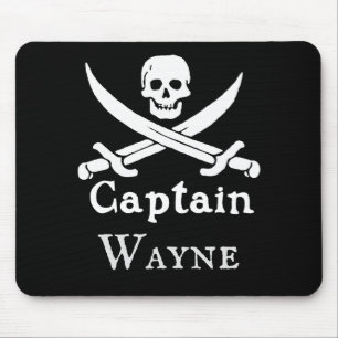 Tapis De Souris Capitaine pirate personnalisée
