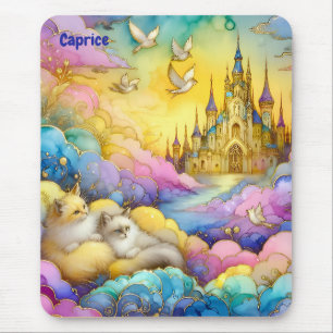 Tapis De Souris CAPRICE ~Crystal Castle Nuds Kittens ~ Mousepad