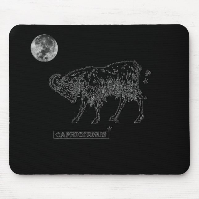 Tapis De Souris Capricorne Cartouche souris (Devant)