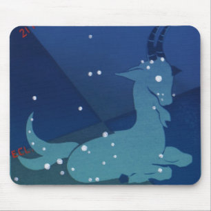 Tapis De Souris Capricorne Constellation, Zodiaque Vintage, Astrol