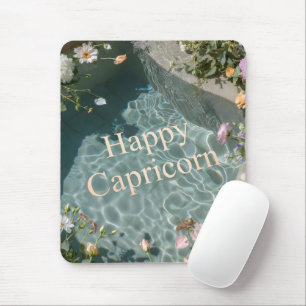 Tapis de souris Capricorne heureux