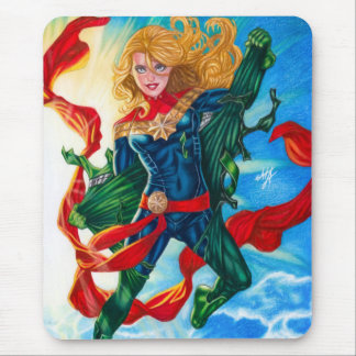 Tapis De Souris Captain Marvel ~ Carol Danvers