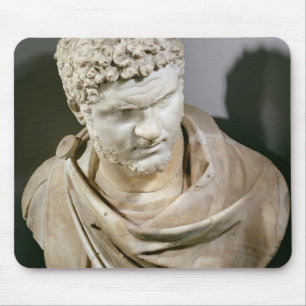 Tapis De Souris Caracalla, le marbre romain cuirassed le buste,