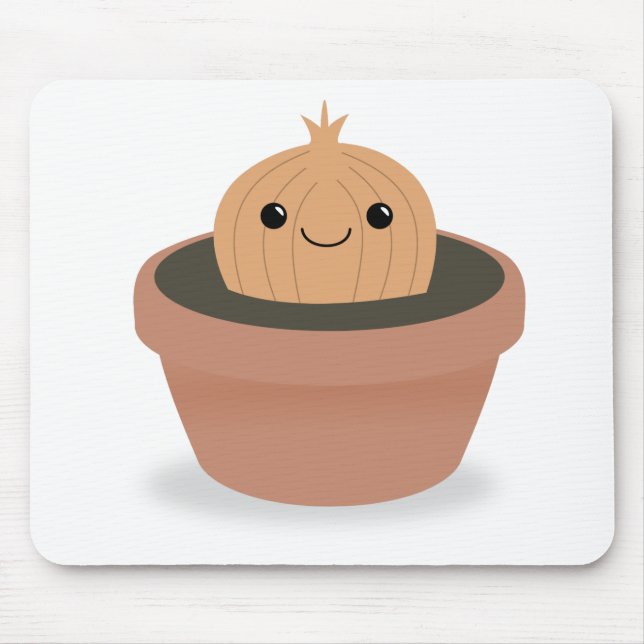 Tapis De Souris Caractère oignon (Devant)