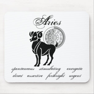 Tapis De Souris Caractéristiques personnalisables d'Aries de style