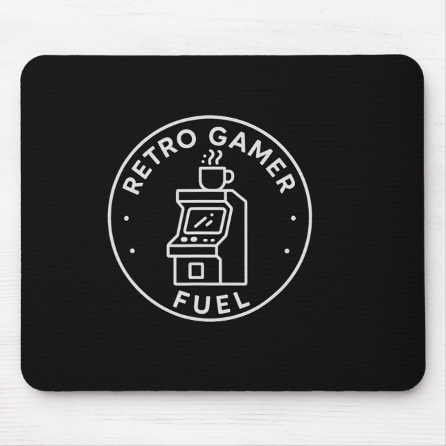 Tapis De Souris Carburant de jeu rétro arcade pour les papas des a (Devant)