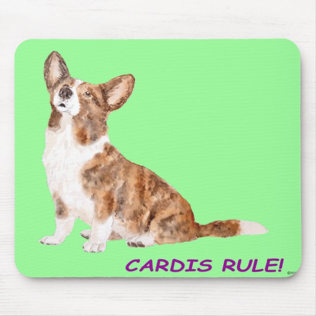 Tapis De Souris Cardigan corgi  (Devant)