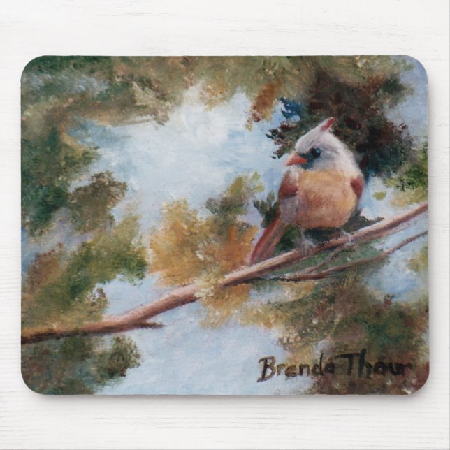 Tapis De Souris Cardinal Mousepad de bébé (Devant)