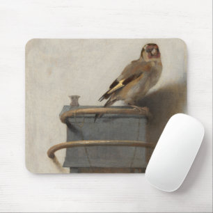 Tapis De Souris Carel Fabritius, The Goldfinch - 17th C. Art