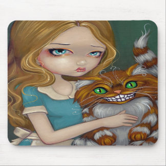 Tapis De Souris "Caresse" Mousepad de chat de Cheshire