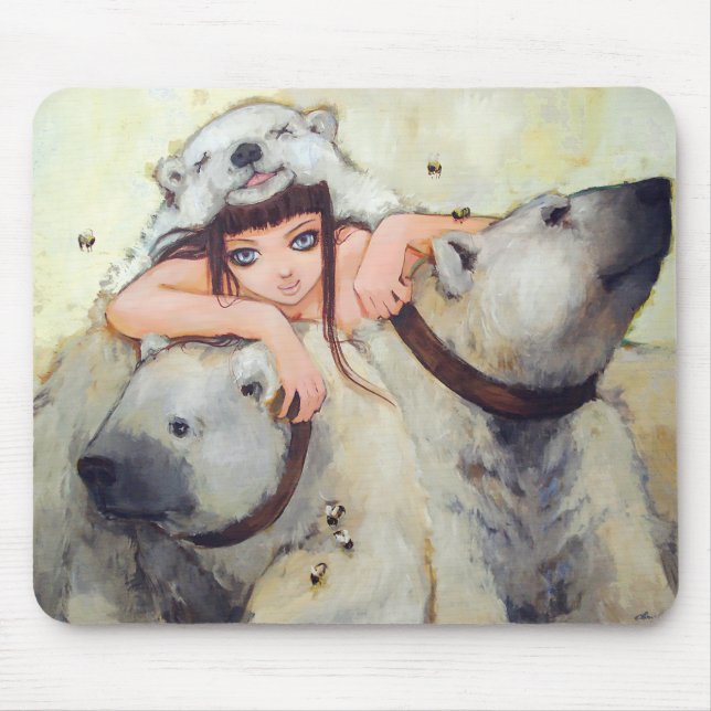 Tapis De Souris Caresses d'un vendeur Mousepad de puissance (Devant)