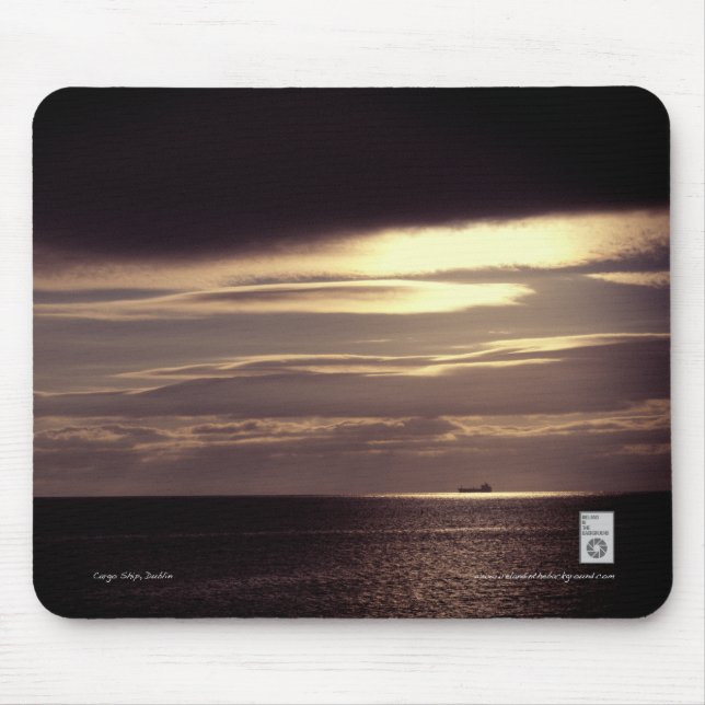 Tapis De Souris Cargo, baie de Dublin (Devant)