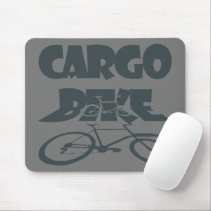 Tapis De Souris Cargo bike, bicyclette de chargement, roue de char