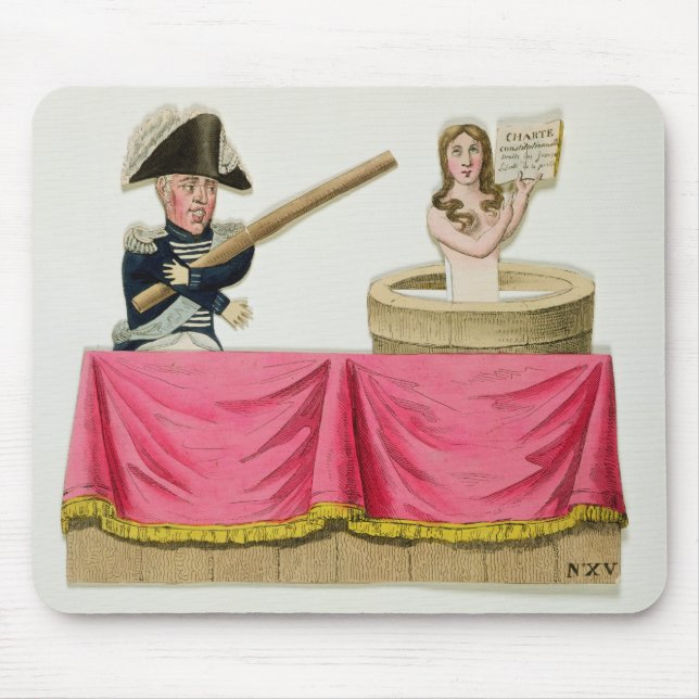 Tapis De Souris Caricature de la charte constitutionnelle (Devant)