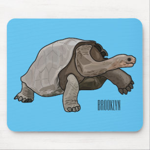 Tapis De Souris Caricature de la tortue des Galapagos