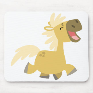 Tapis De Souris Caricature de rire Pony mousepad
