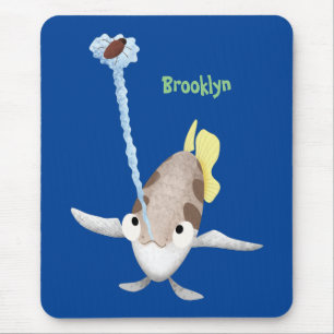 Tapis De Souris Caricature de Tir à l'arc