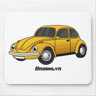 Tapis De Souris Caricature de voiture classique