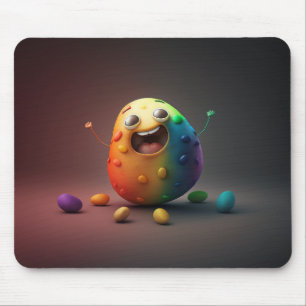 Tapis De Souris Caricature joyeux de pomme de terre Cute Happy