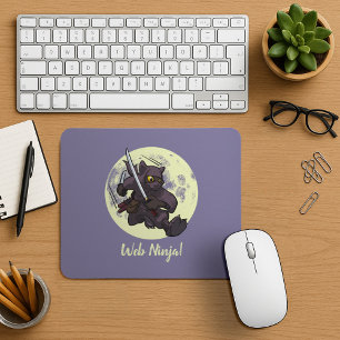 Tapis De Souris Caricature Ninja Katana de Ninja Ninja