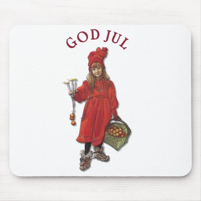 Tapis De Souris Carl Larsson Brita dit Dieu Jul (Devant)