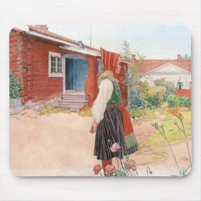 Tapis De Souris Carl Larsson - la maison de Falun (Devant)