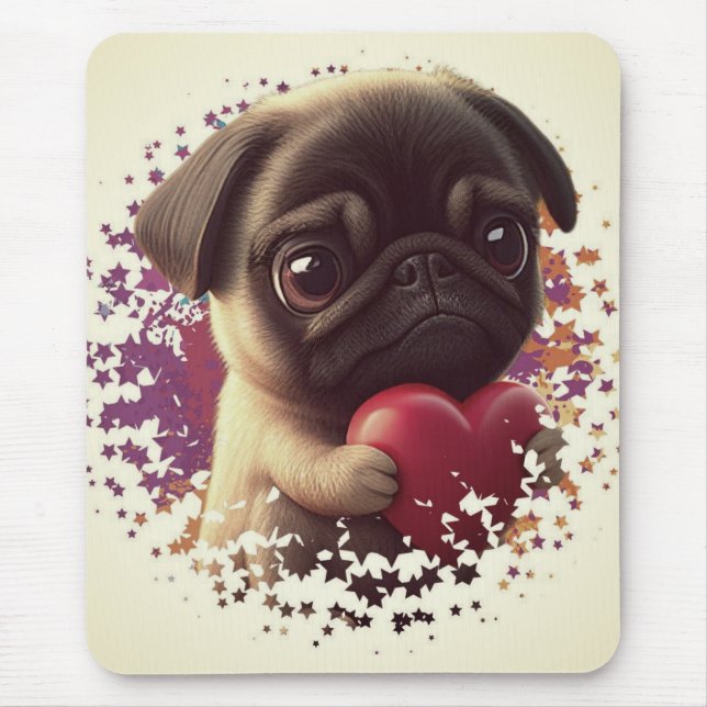 Tapis De Souris Carlin, Animal, nature (Devant)