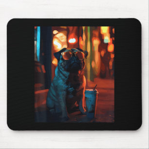 Tapis De Souris Carlin avec café glacé