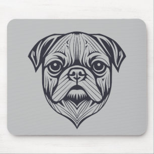 Tapis De Souris Carlin chien animal animal animal animal monde de
