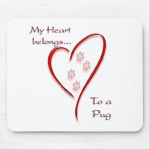 Tapis De Souris Carlin Coeur Appartient