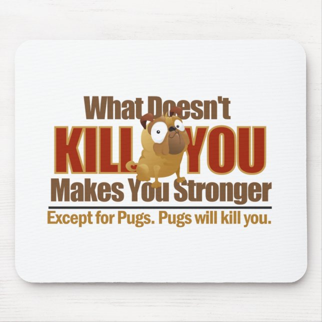 Tapis De Souris Carlin dangereux Mousepad (Devant)