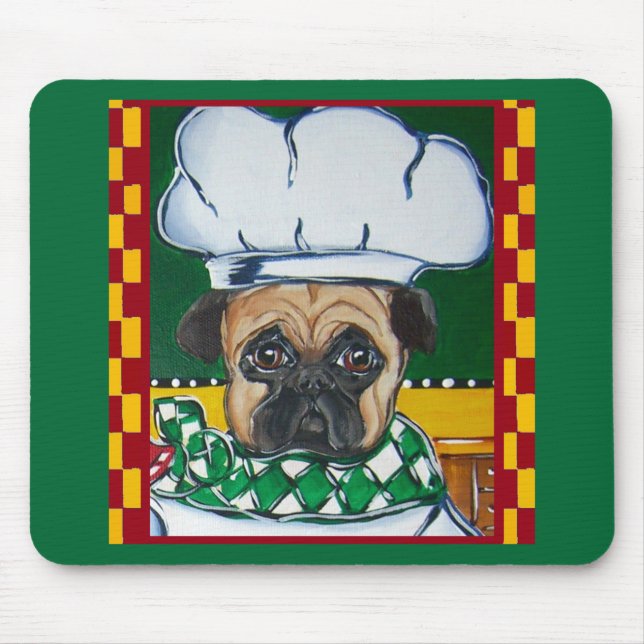 Tapis De Souris Carlin de chef irlandais (Devant)