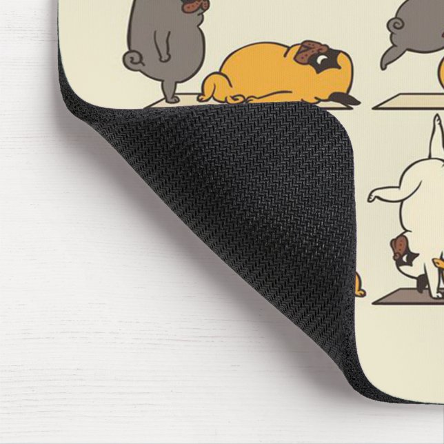 Tapis De Souris Carlin de yoga amusant | Un cadeau exceptionnel po (Coin)