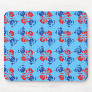 Tapis De Souris Carlin Motif rouge blu