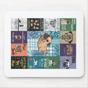Tapis De Souris Carlin vintage Lover cadeau, Idea Carlin propriéta