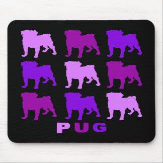 Tapis De Souris Carlins violets Mousepad
