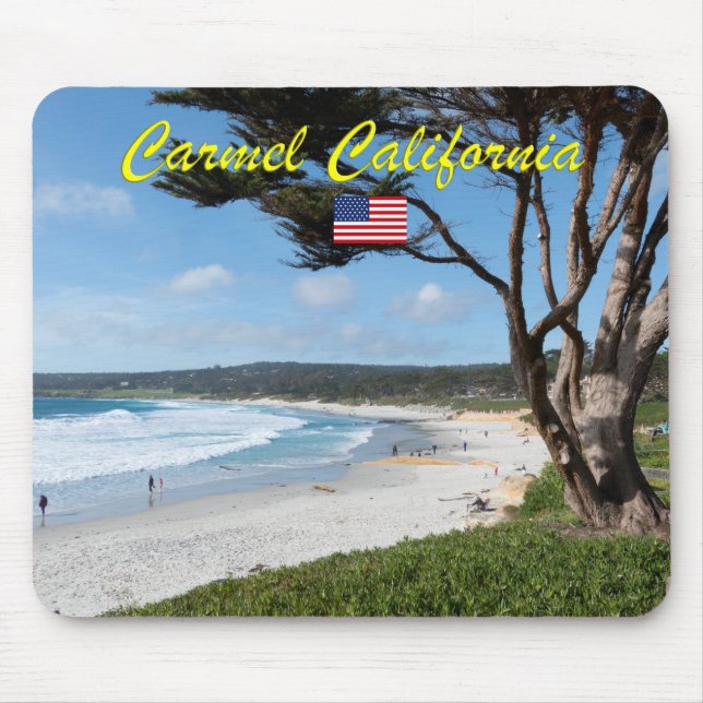 TAPIS DE SOURIS CARMEL BY THE SEA - MONTEREY CALIFORNIA USA (Devant)