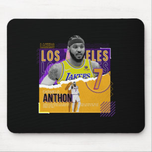 Tapis De Souris Carmelo-anthony -basketball-papier-affiche-lakers