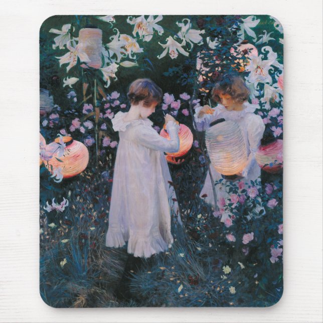 Tapis De Souris Carnation, Lily, Lily, Rose (John Singer Sargent) (Devant)