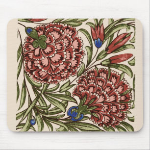 Tapis De Souris Carnation Tile Fleur Art antique