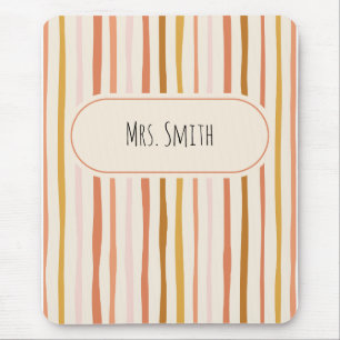 Tapis De Souris carnet enseignant, cadeau enseignant personnalisé,