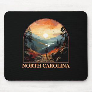 Tapis De Souris Caroline du Nord Nc Randonnée Montagne Fierté de l