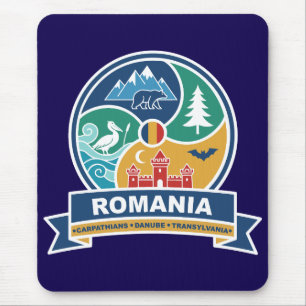 Tapis De Souris Carpates de Roumanie Danube Transylvanie
