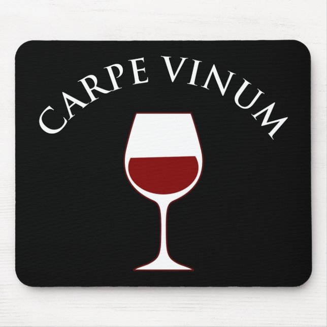 Tapis De Souris Carpe Vinum - Seize The Wine (Devant)