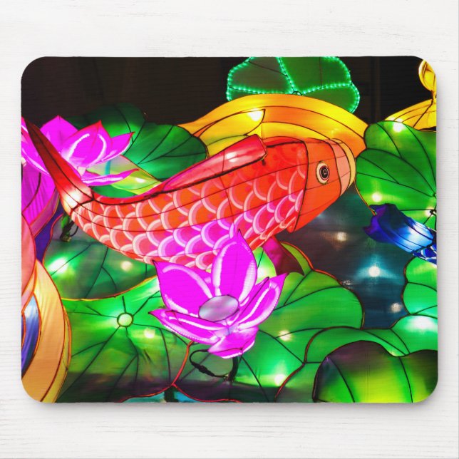 Tapis De Souris Carpes illuminées (Devant)