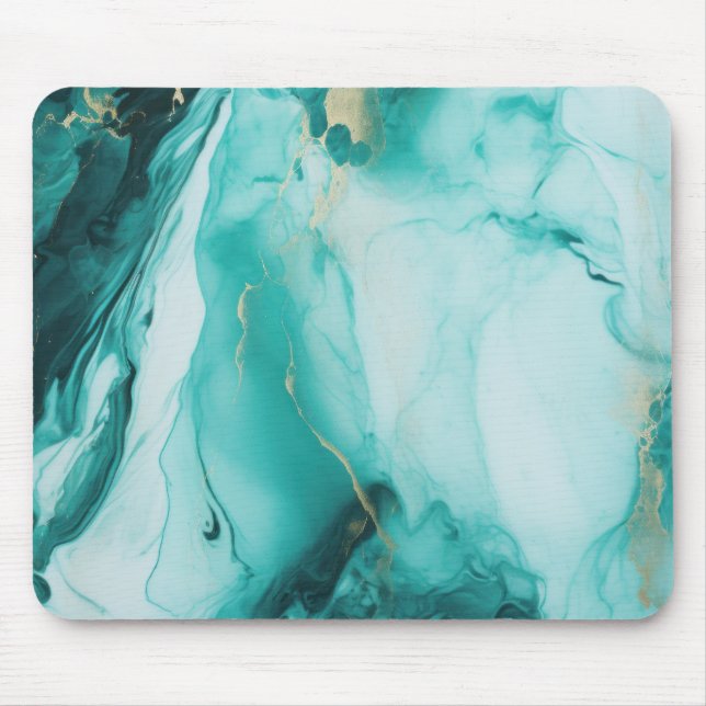 Tapis De Souris Carrare sarcelle (Devant)
