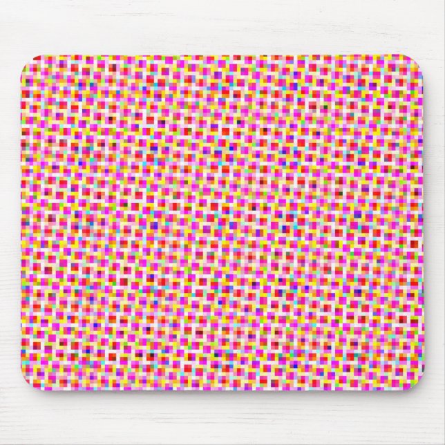Tapis De Souris Carré coloré (Devant)