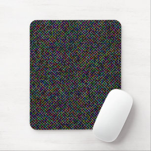Tapis De Souris carré coloré géométrique unique motif dynamique
